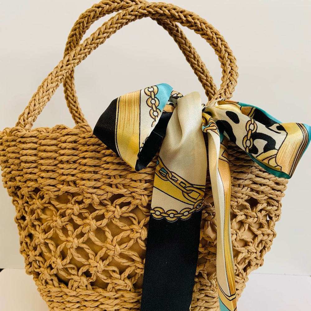 3-pc set Silk Handbag Scarf